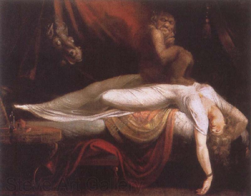 Johann Heinrich Fuseli The Nightmare France oil painting art